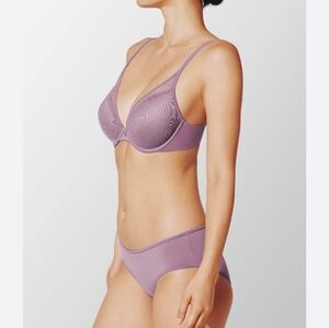 ☕️THIRDLOVE 24/7 CLASSIC UPLIFT PLUNGE UNDERWIRE BRA SIZE 36E